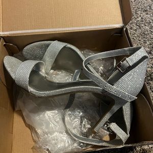 Silver heels